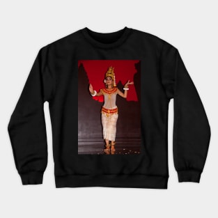 Cambodia. Siem Reap. Portrait of another Dancer. Crewneck Sweatshirt